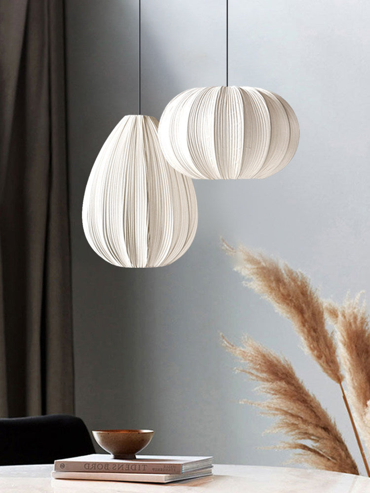 Casterwyn hanglamp met plooien van stof