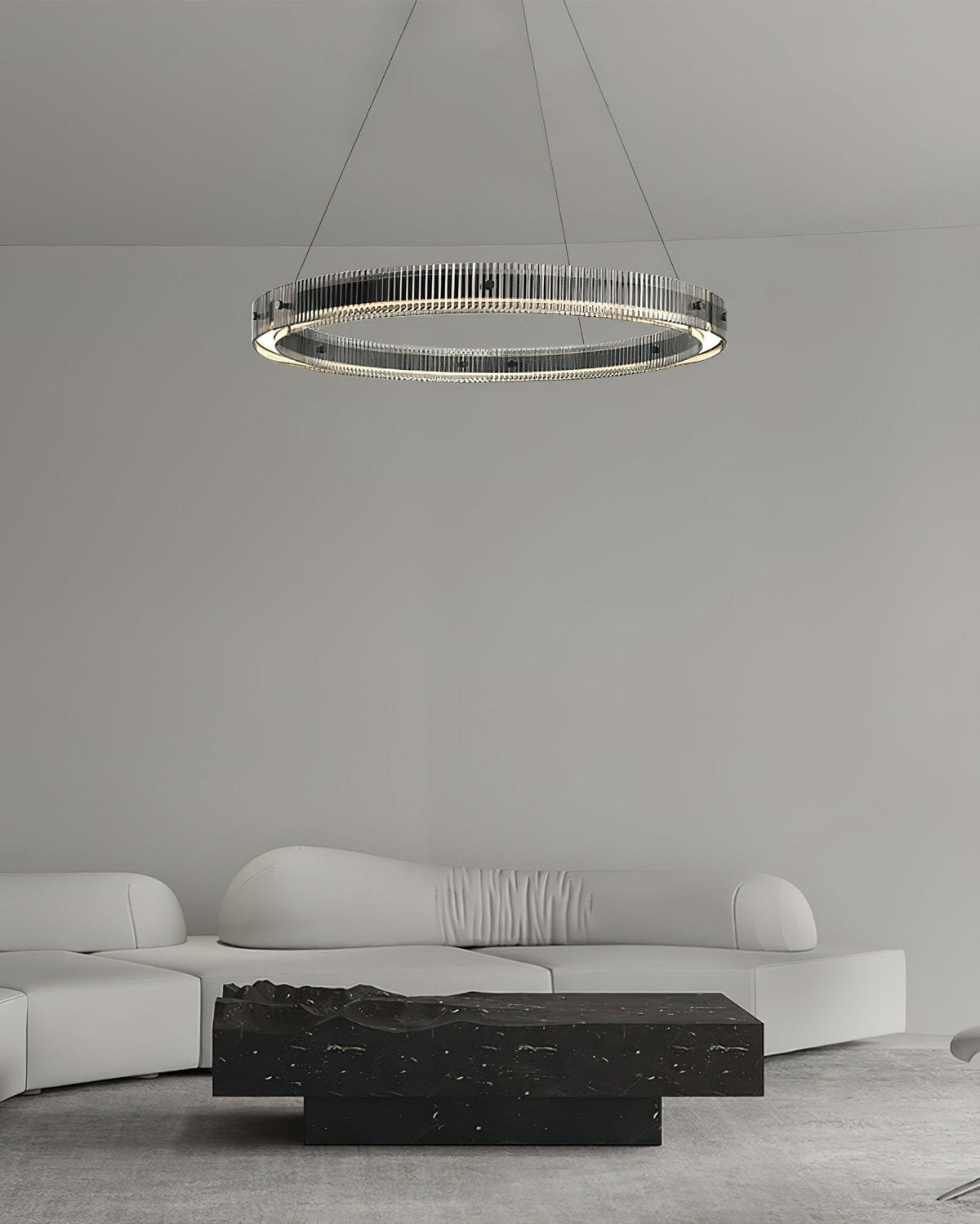 Veliviel Kroonluchter Ring Minimalistisch LED