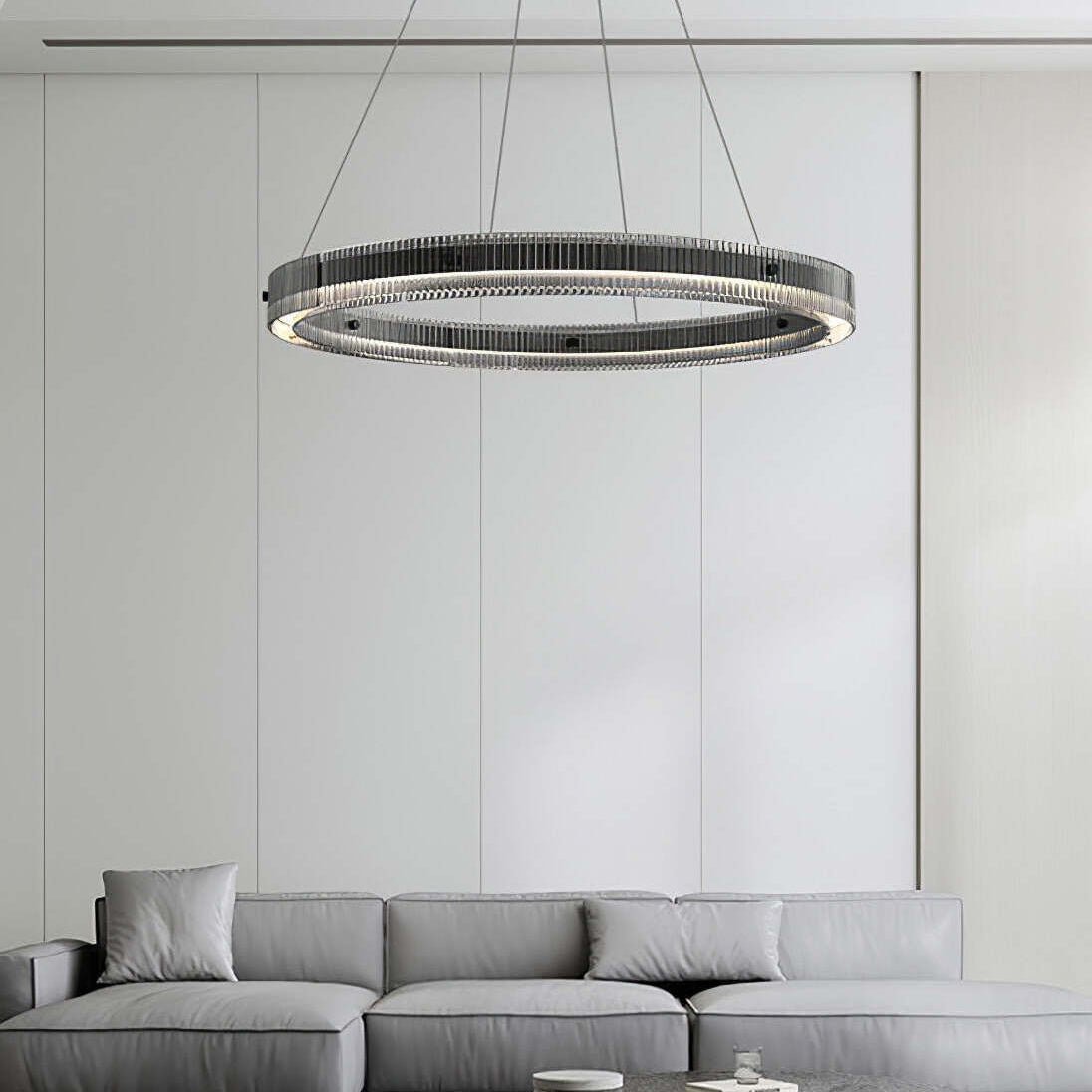 Veliviel Kroonluchter Ring Minimalistisch LED