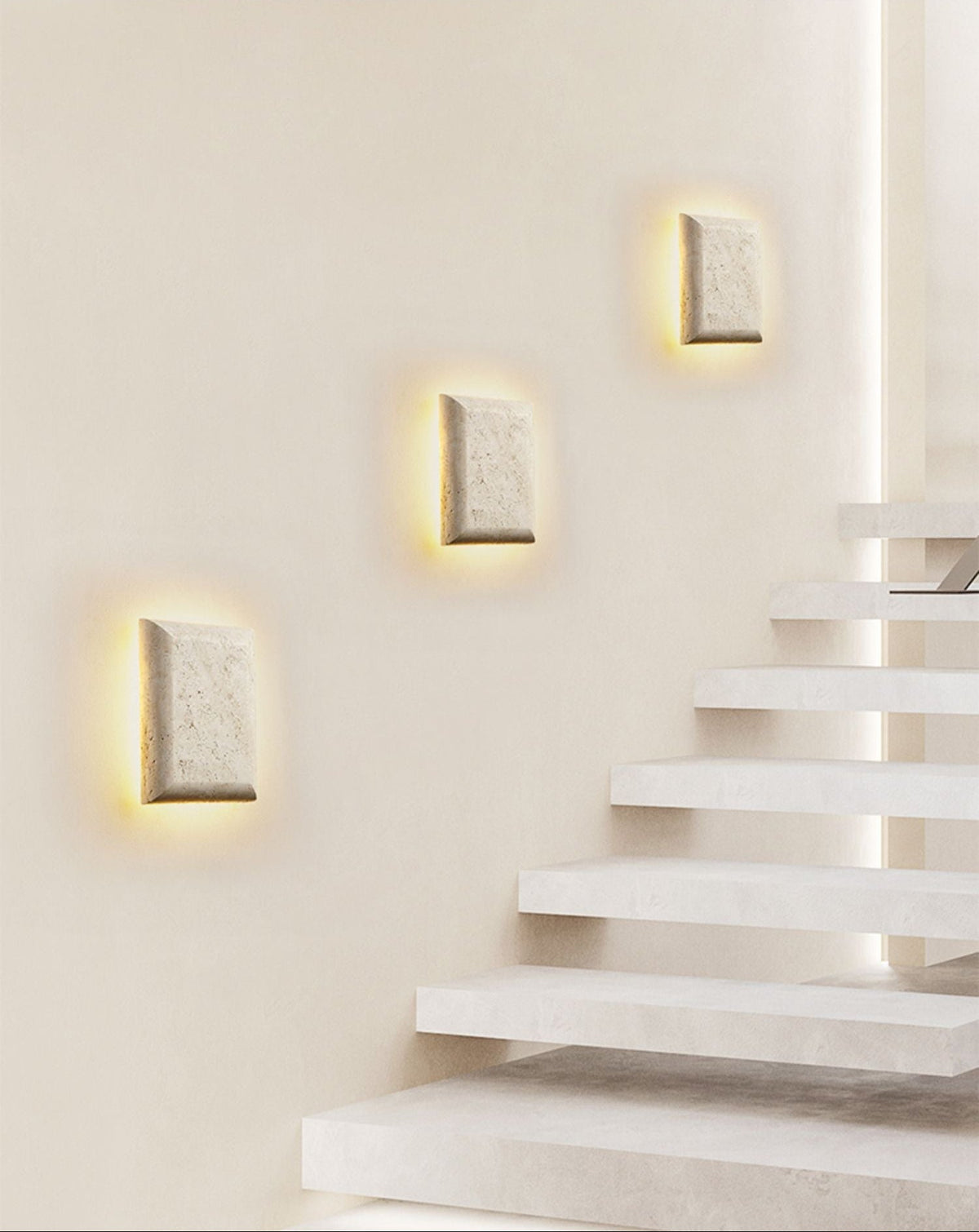 Mesarra travertin wandlamp