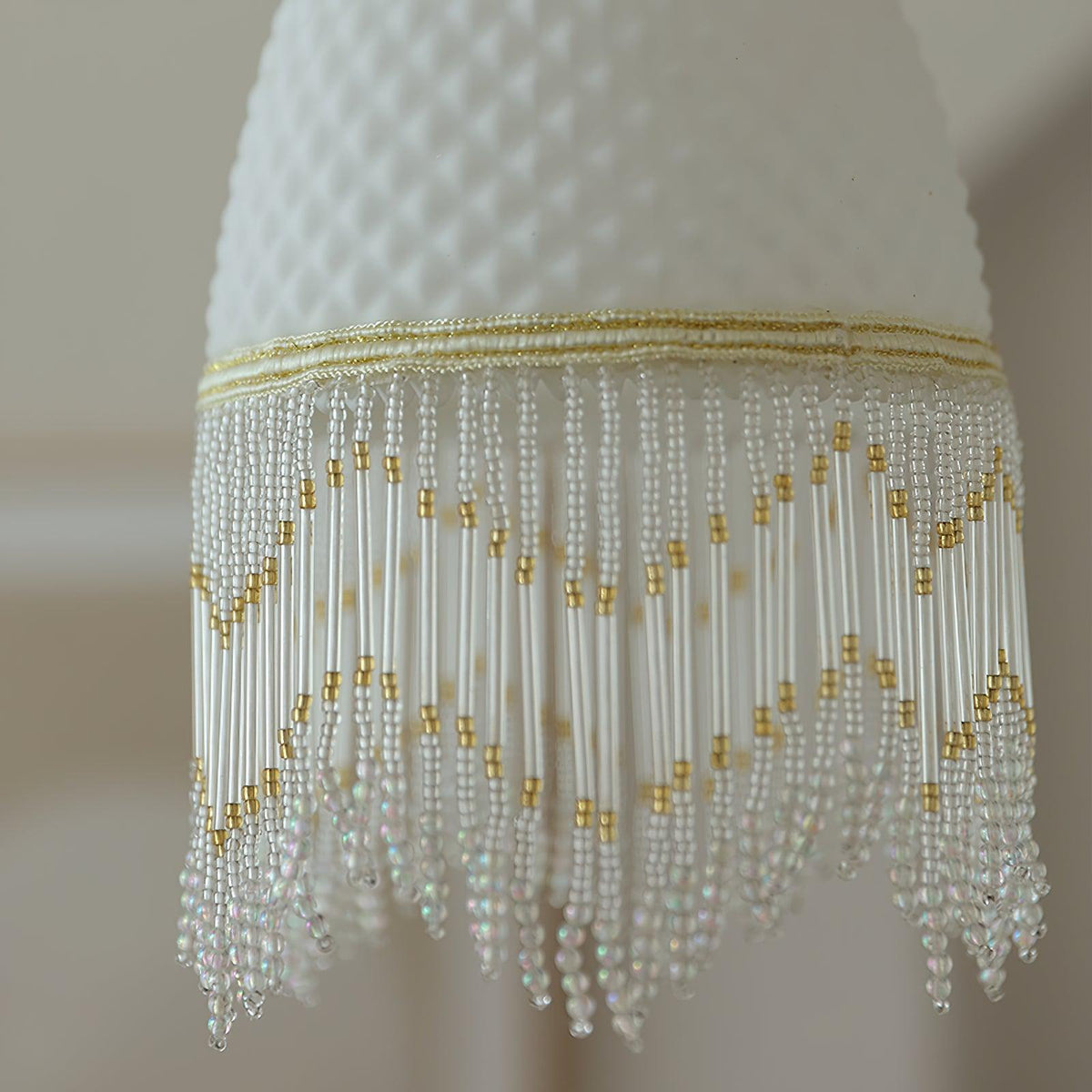 Mesh Tassel glas hanglamp