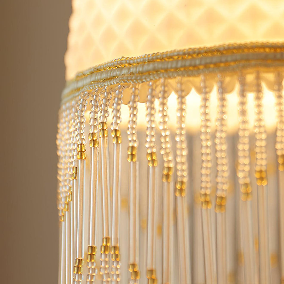 Mesh Tassel glas hanglamp