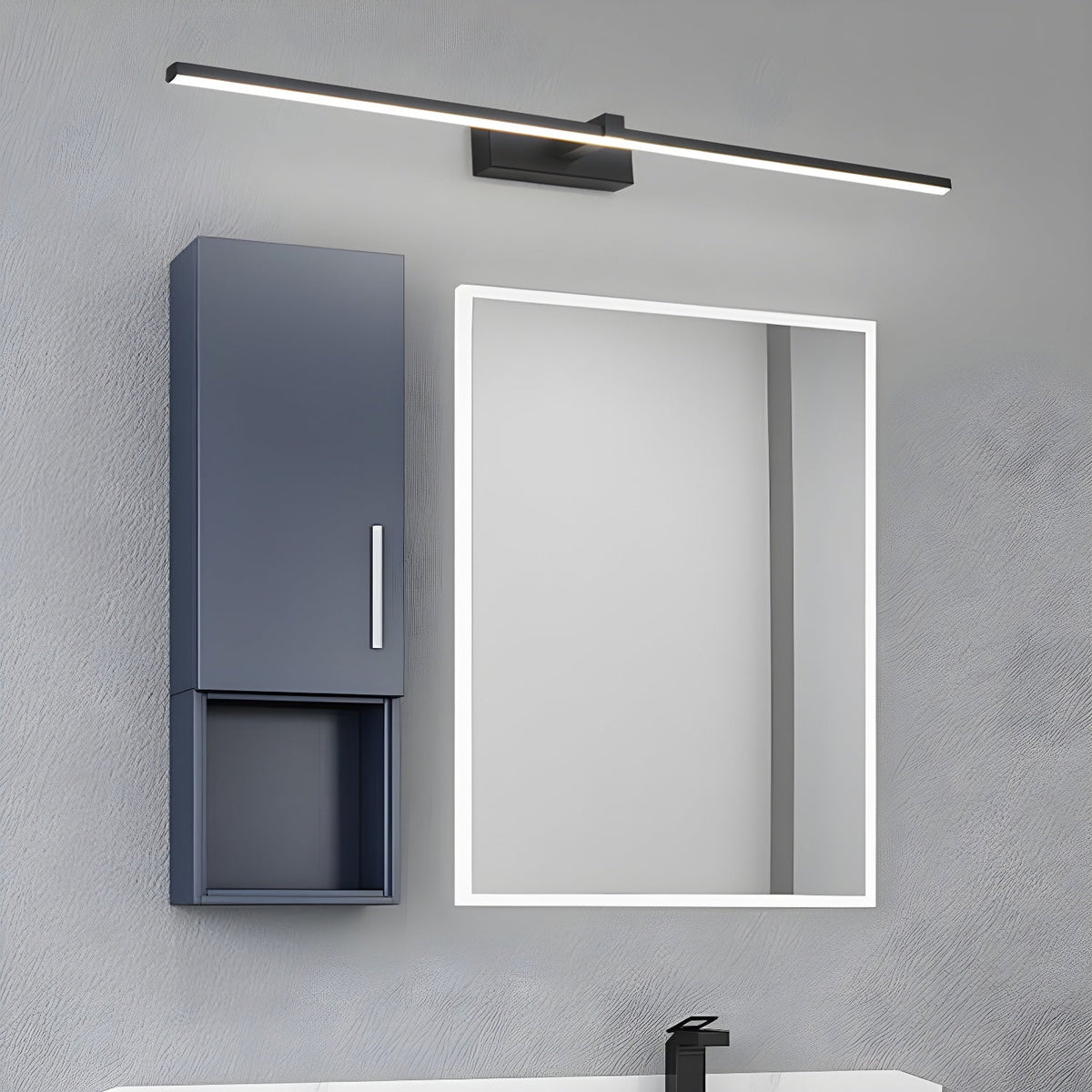 Yume Lineair modern Minimalistisch Spiegel Wandlamp