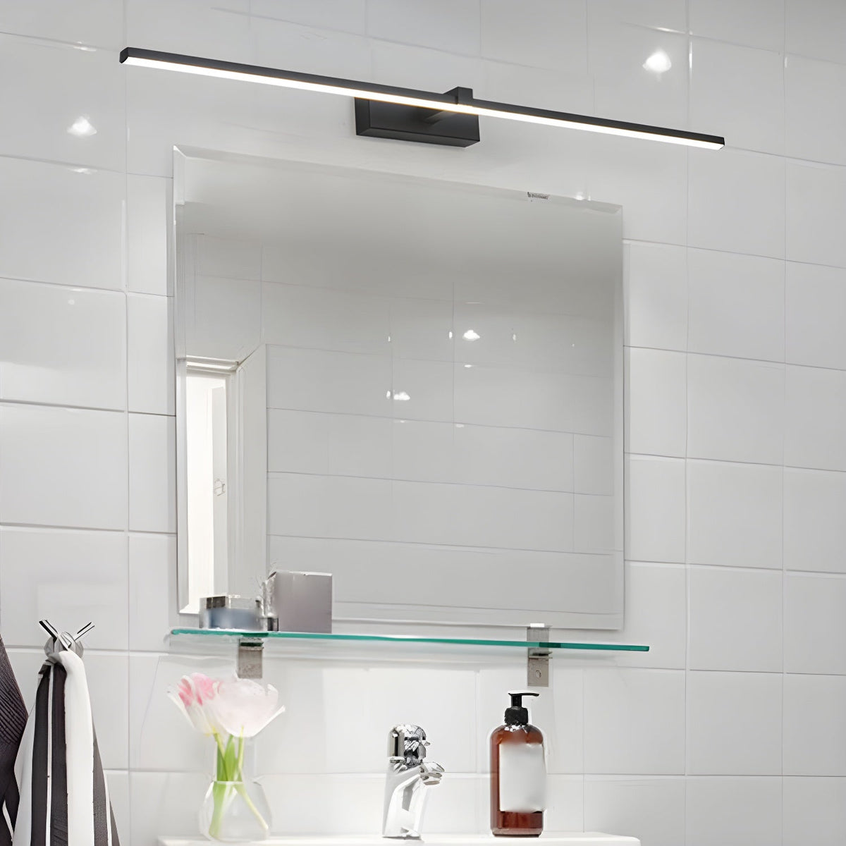 Yume Lineair modern Minimalistisch Spiegel Wandlamp
