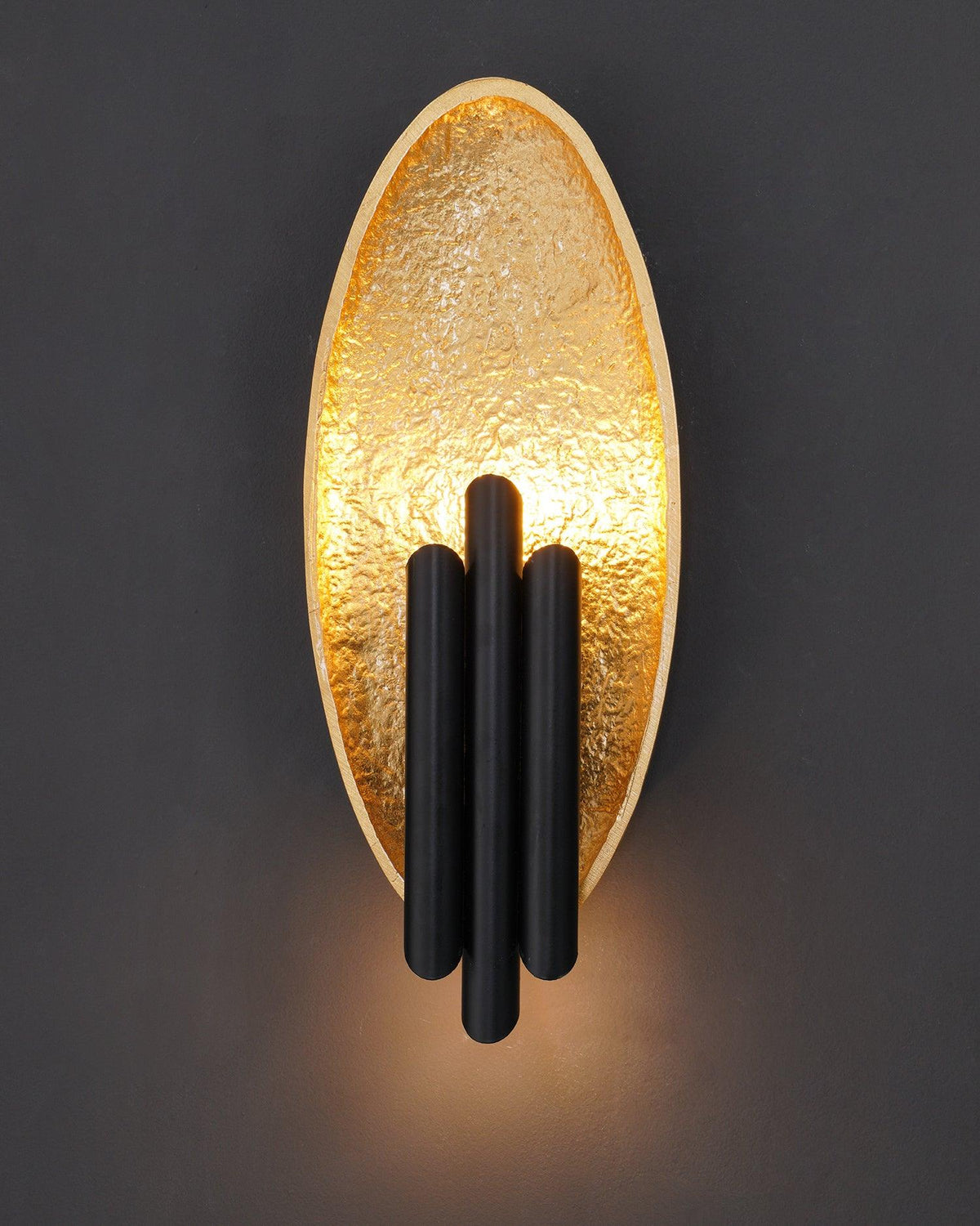 Aurerielle wandlamp Goud Zwart Minimalistisch