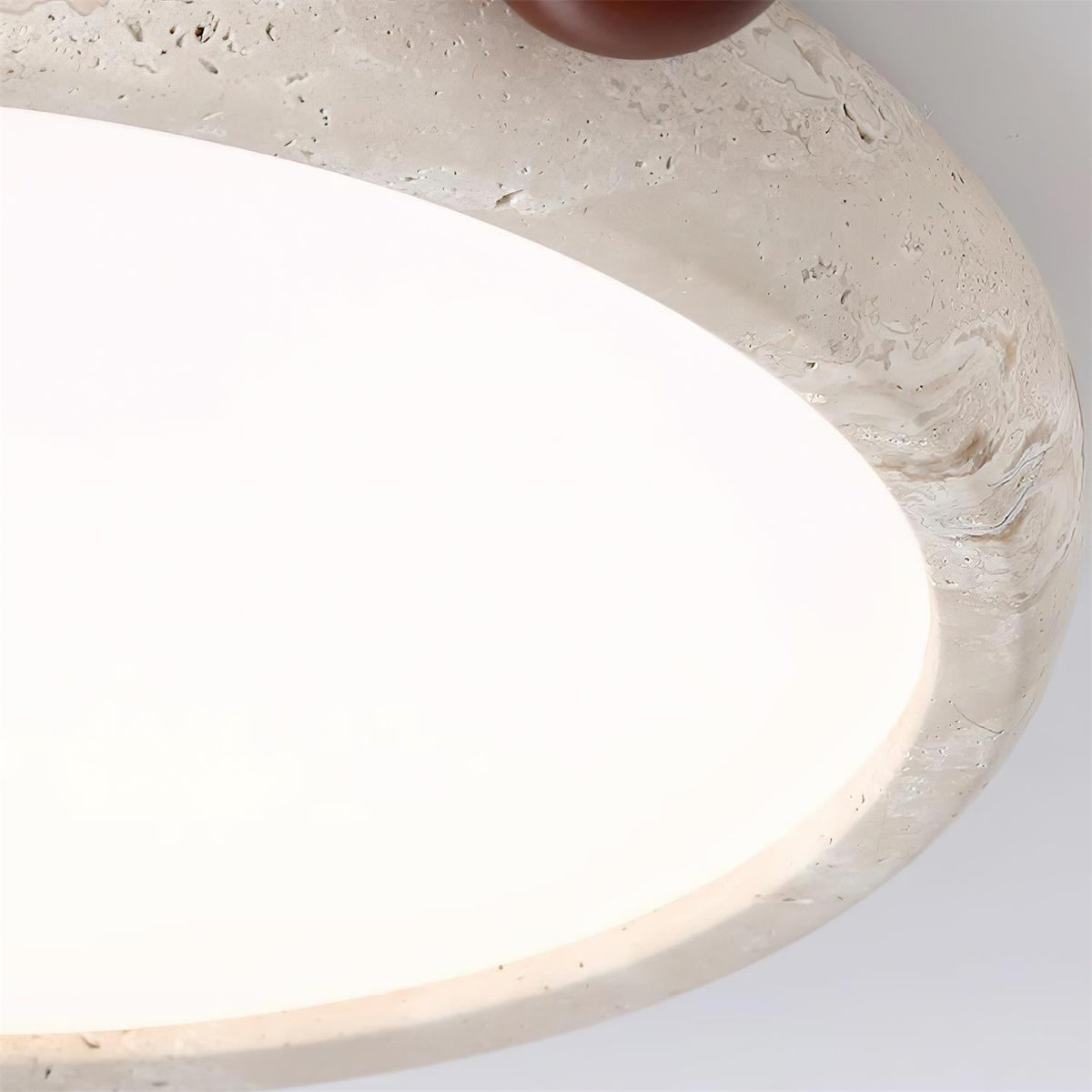 Serelise Cute travertin Ronde plafondlamp