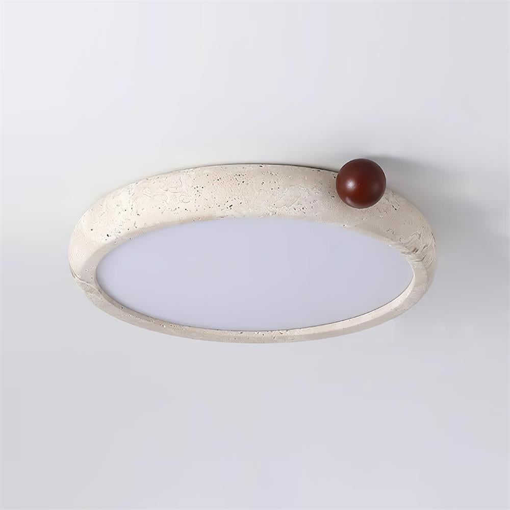 Serelise Cute travertin Ronde plafondlamp
