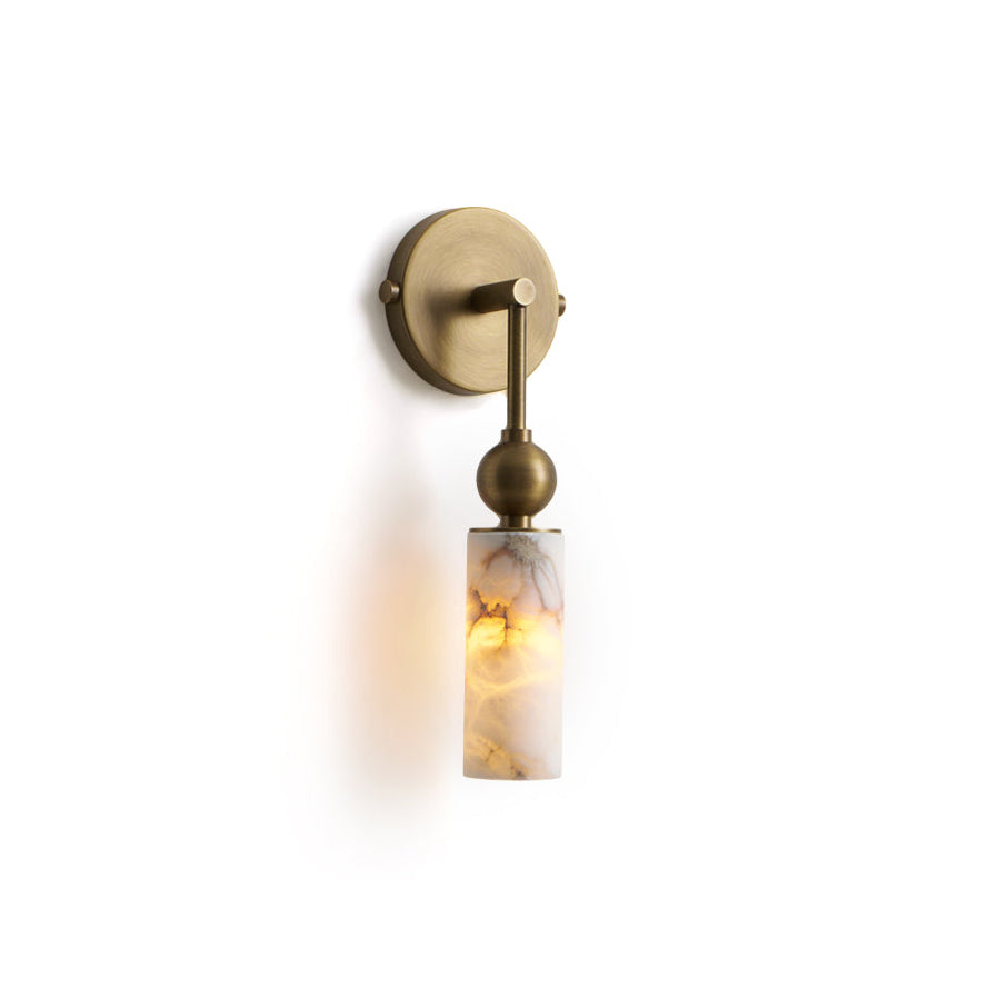 Alvire albasten wandlamp