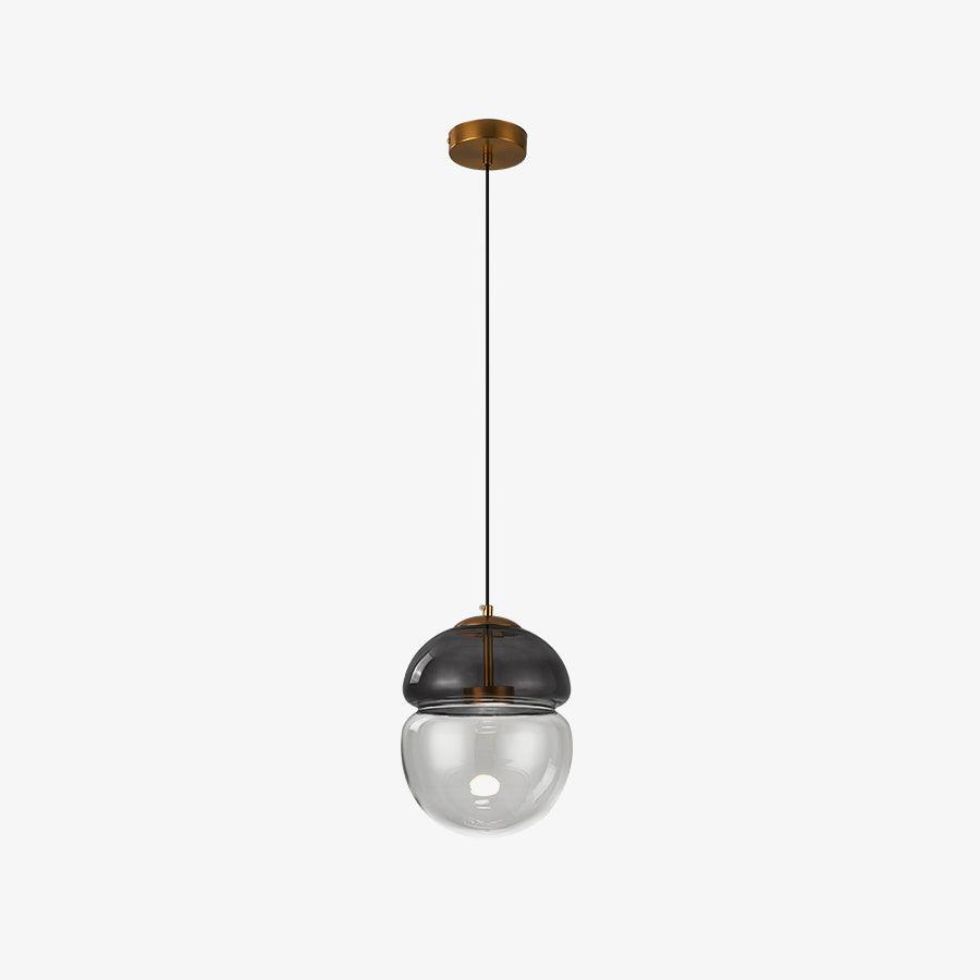 Aged Moderne minimalistische hanglamp met glazen koepel