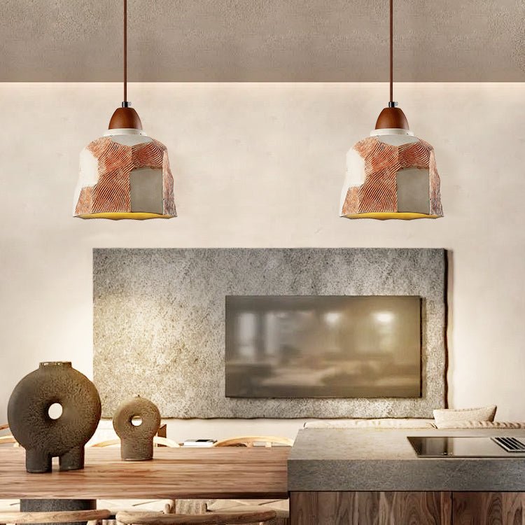 Caldreux Microcement Textured hanglamp