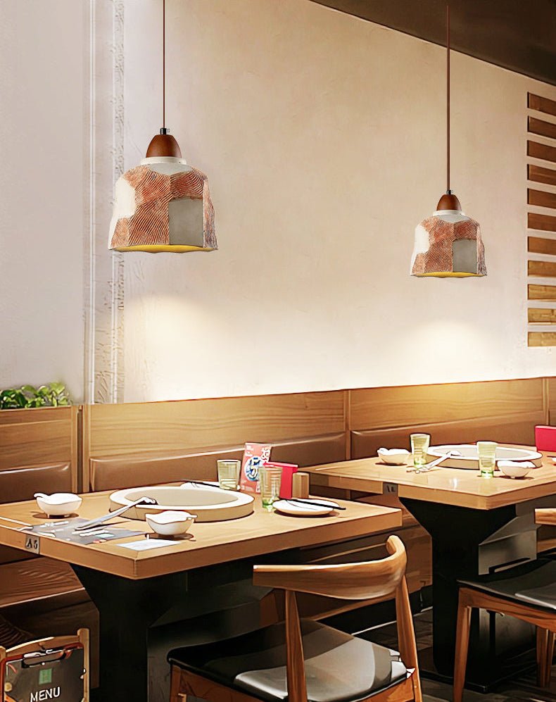 Caldreux Microcement Textured hanglamp