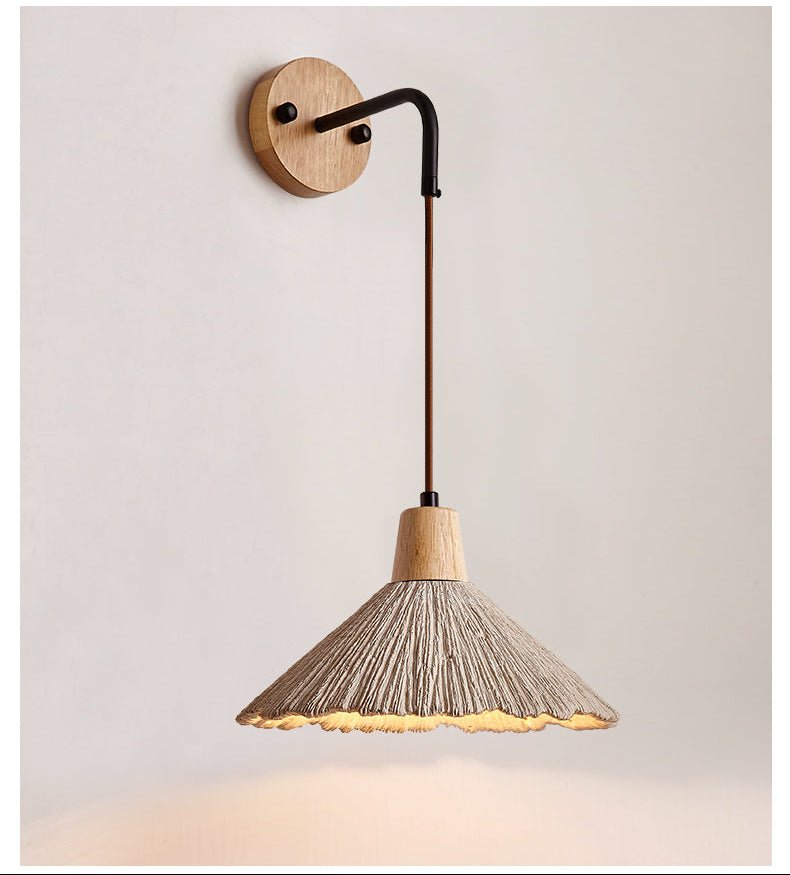 Microcement wandlamp