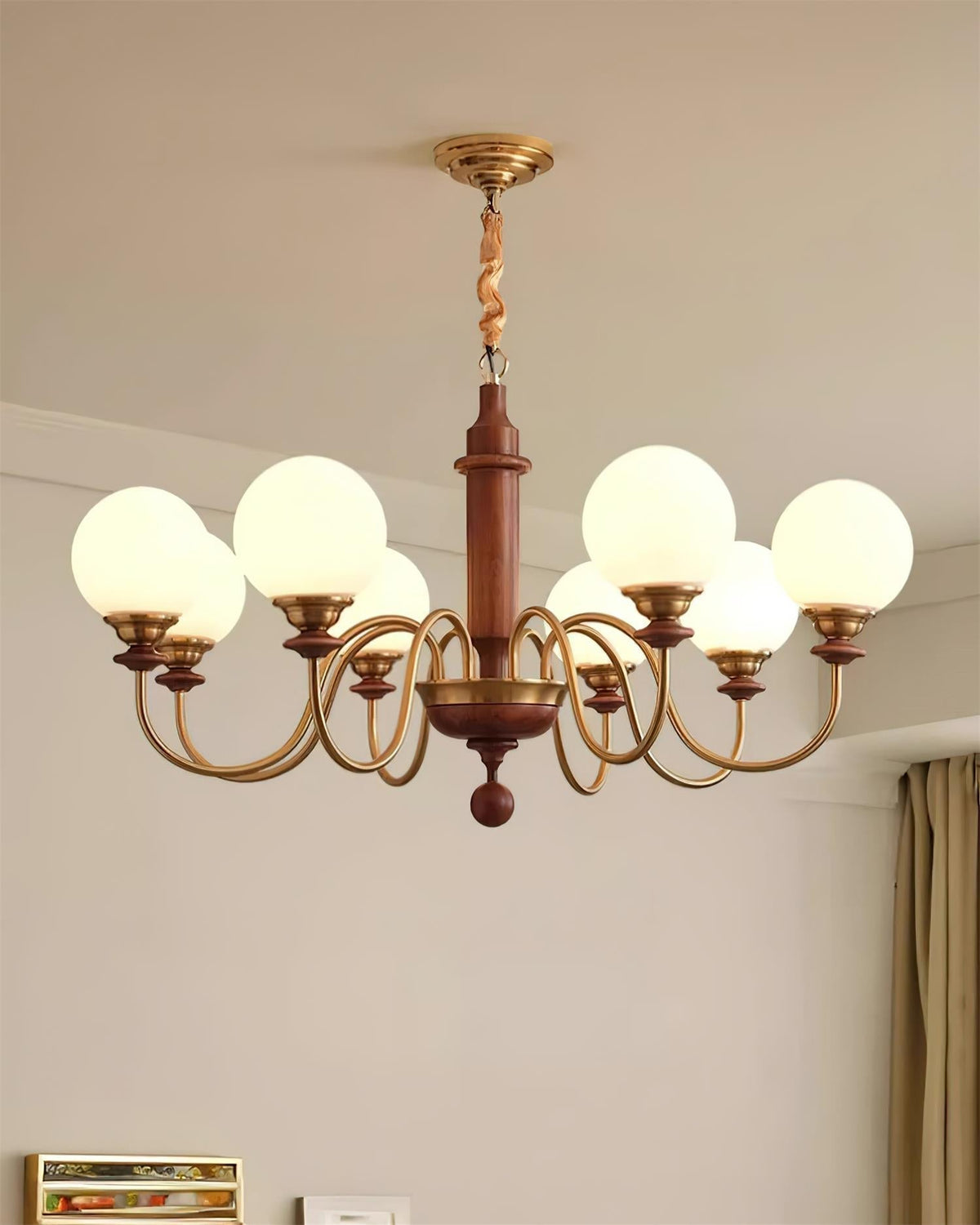 Lumivian 8-Light bollen Kroonluchter