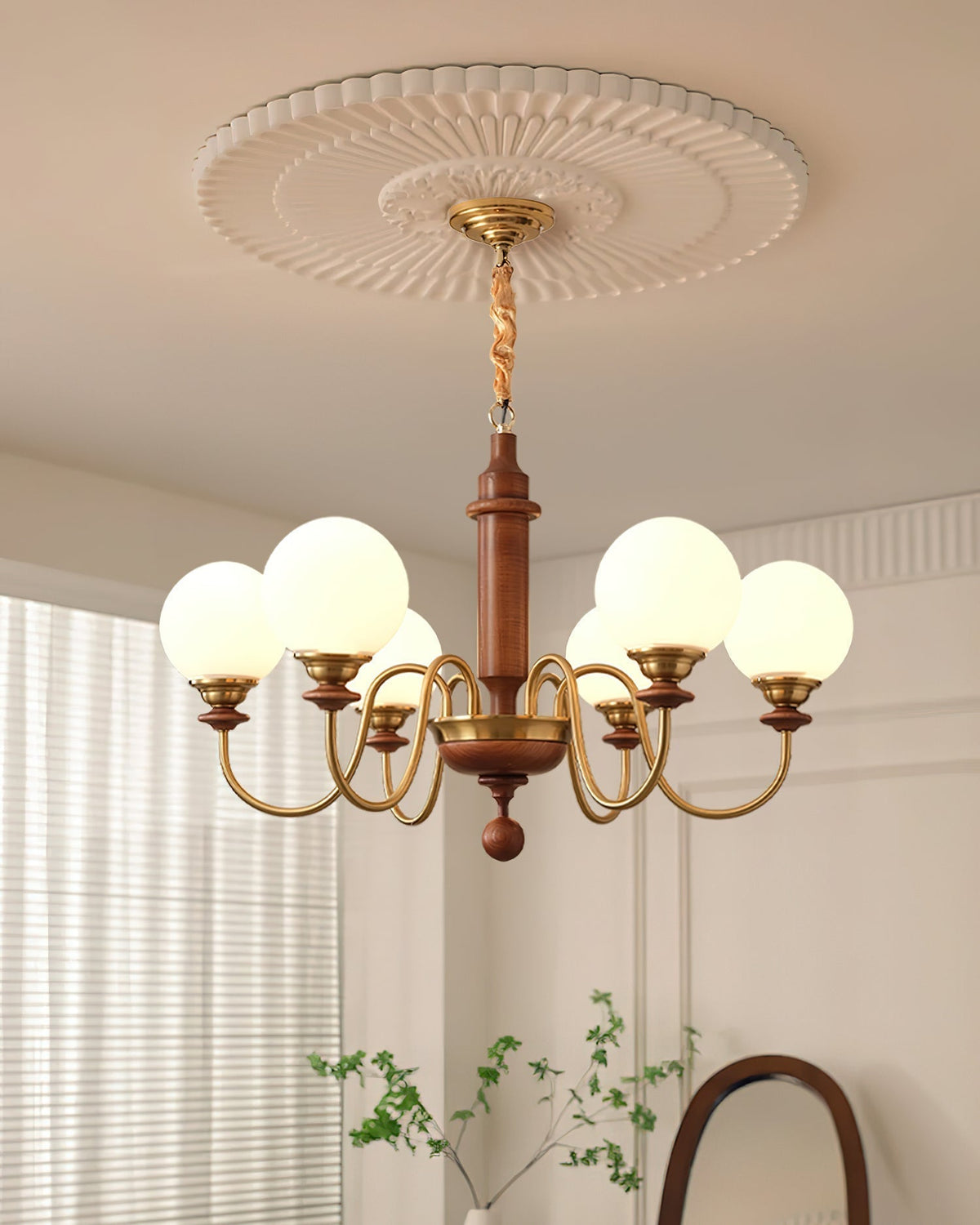 Lumivian 8-Light bollen Kroonluchter