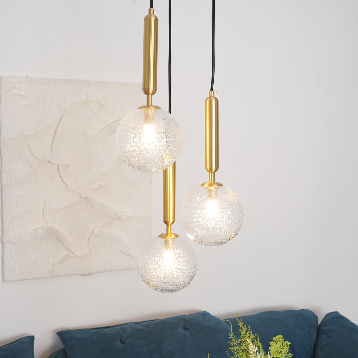 Aurelion Industriële hanglamp van messing