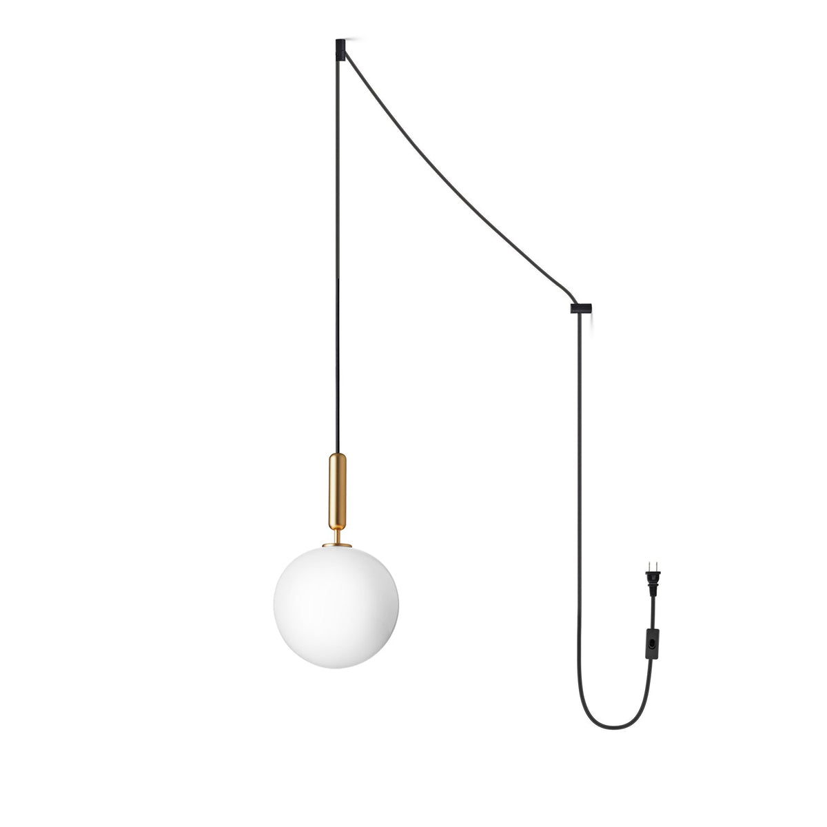Teloza messing industriële hanglamp