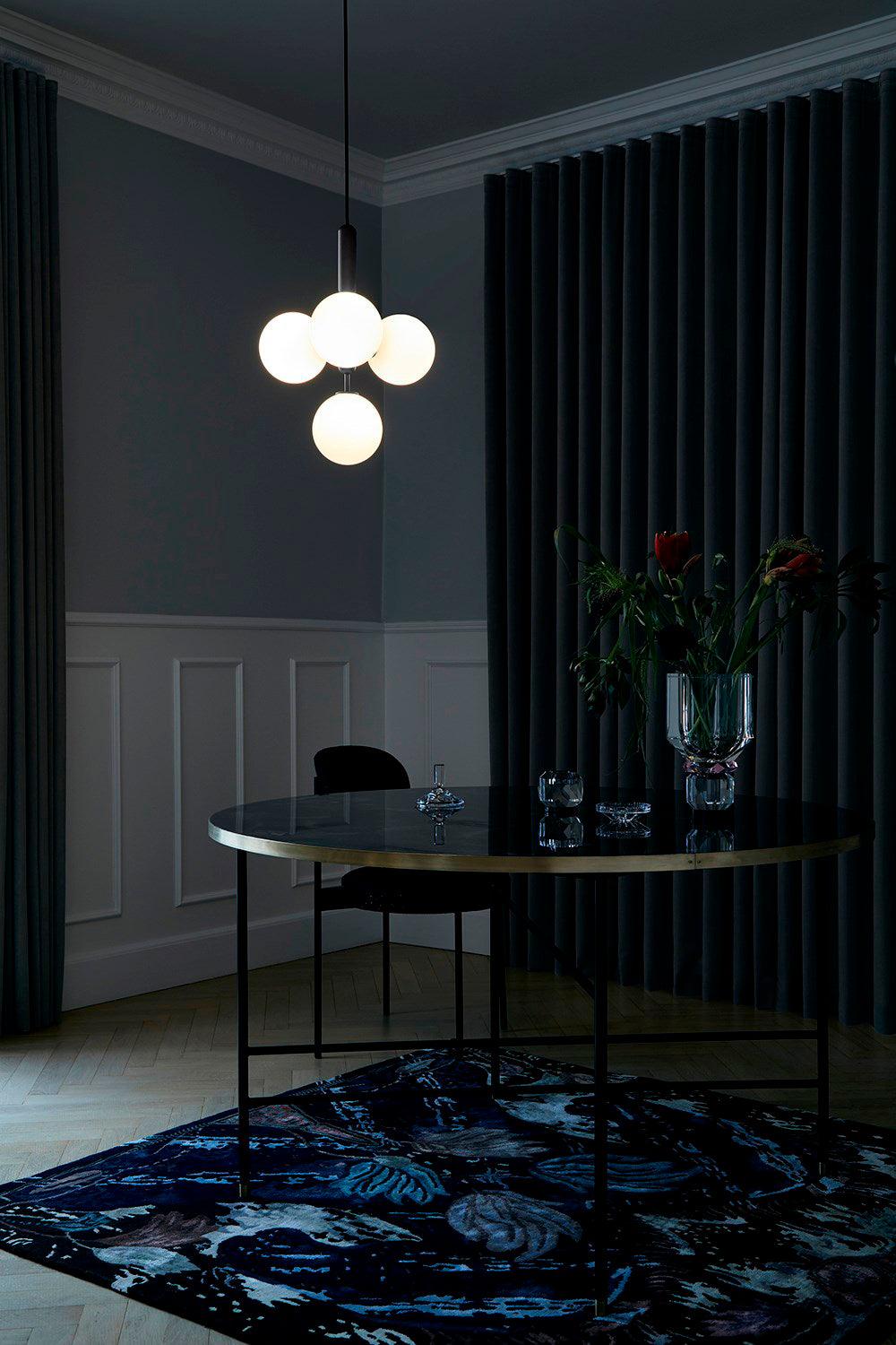 Lioraraya hanglamp met klassieke industriële stijl in glas