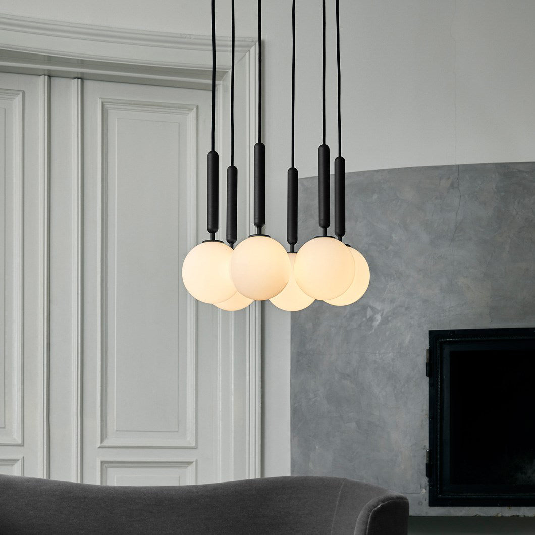 Lioraraya hanglamp met klassieke industriële stijl in glas