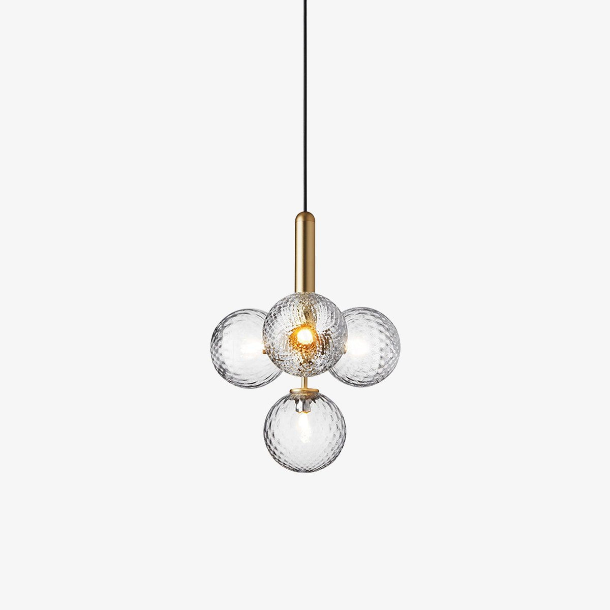 Lioraraya hanglamp met klassieke industriële stijl in glas