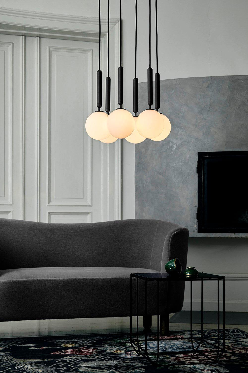 Lioraraya hanglamp met klassieke industriële stijl in glas