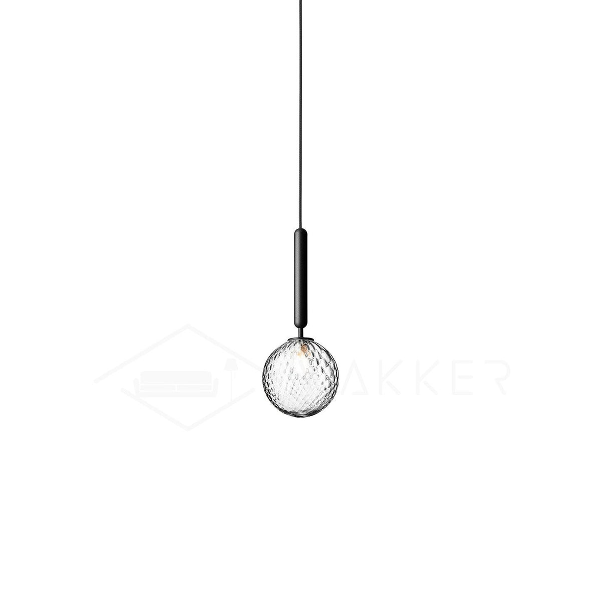 Lioraraya hanglamp met klassieke industriële stijl in glas