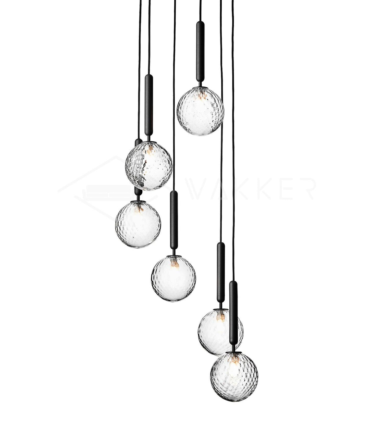 Lioraraya hanglamp met klassieke industriële stijl in glas