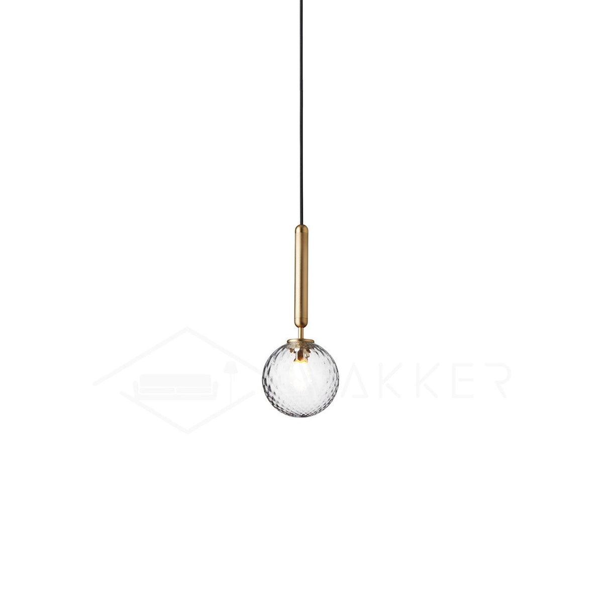 Lioraraya hanglamp met klassieke industriële stijl in glas