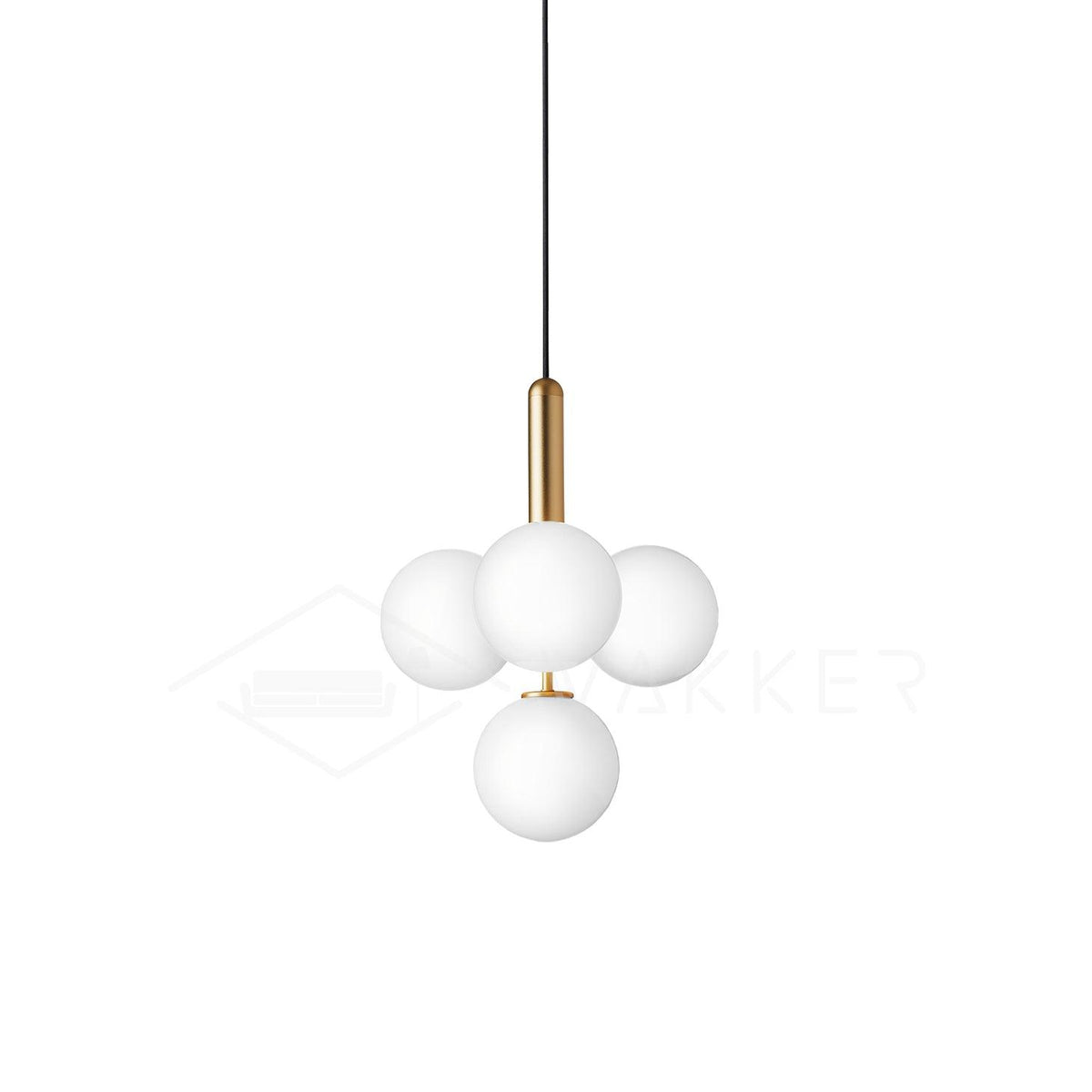 Aurelion Industriële hanglamp van messing