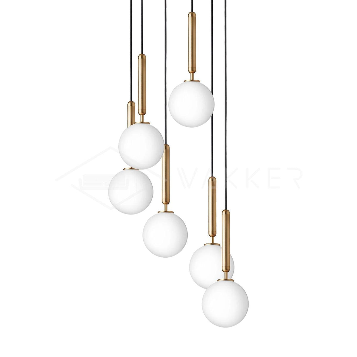 Aurelion Industriële hanglamp van messing