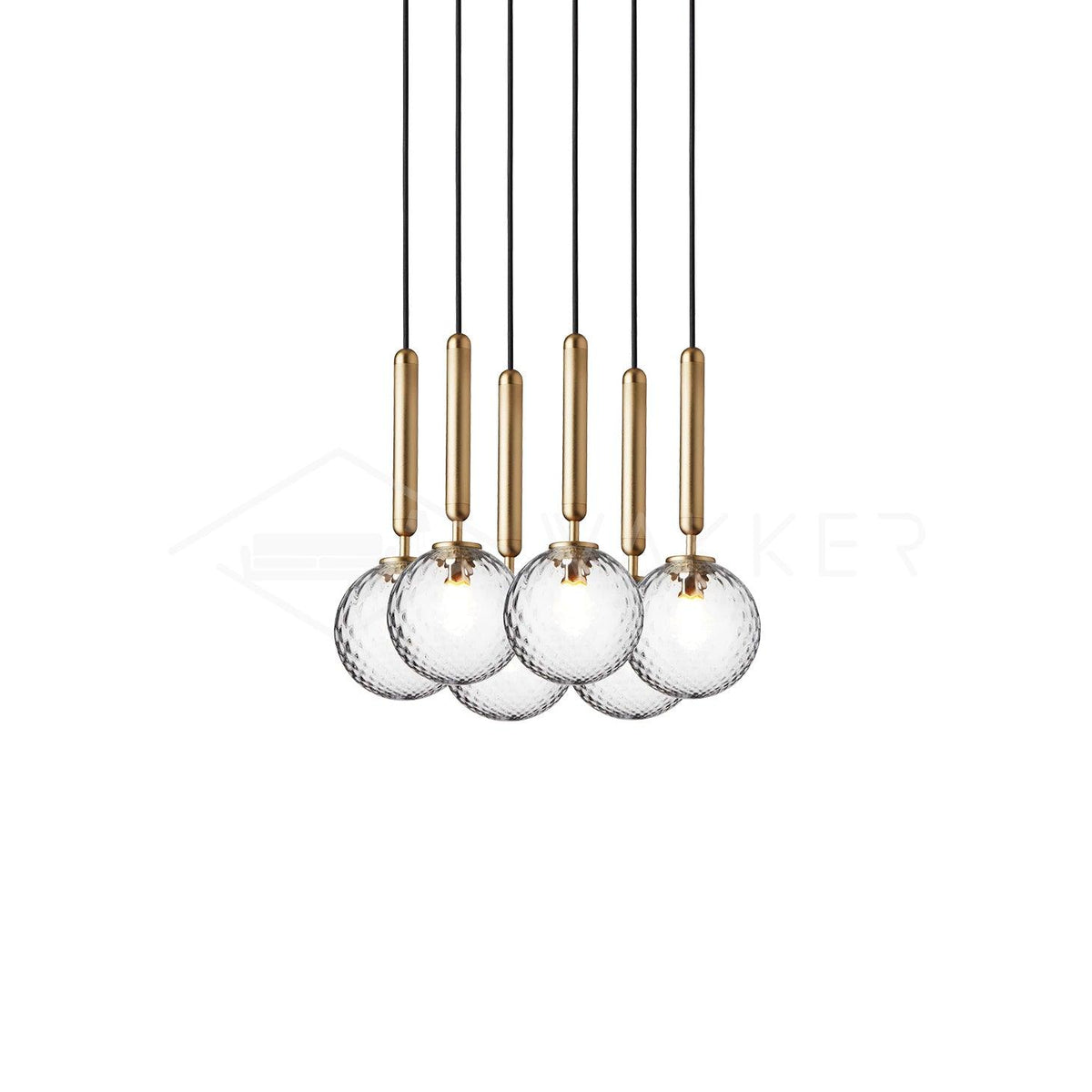 Lioraraya hanglamp met klassieke industriële stijl in glas