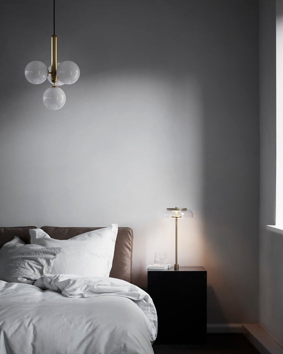 Teloza messing industriële hanglamp