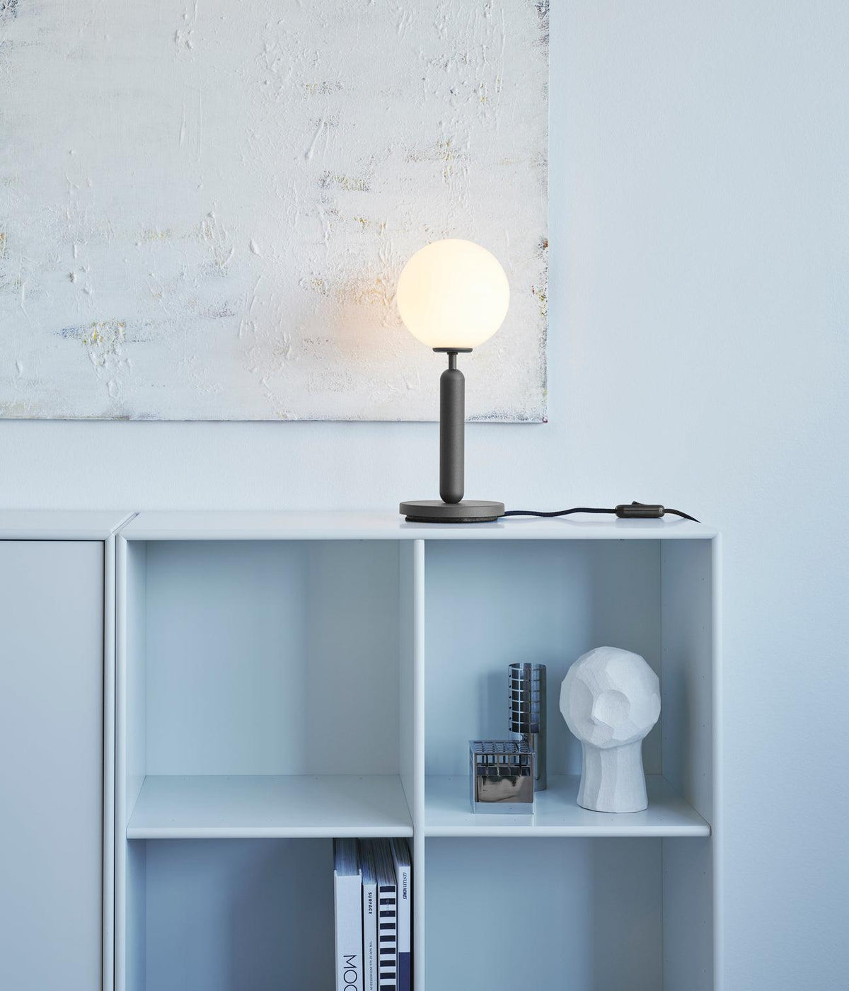 Eirelielle minimalistische tafellamp met glas