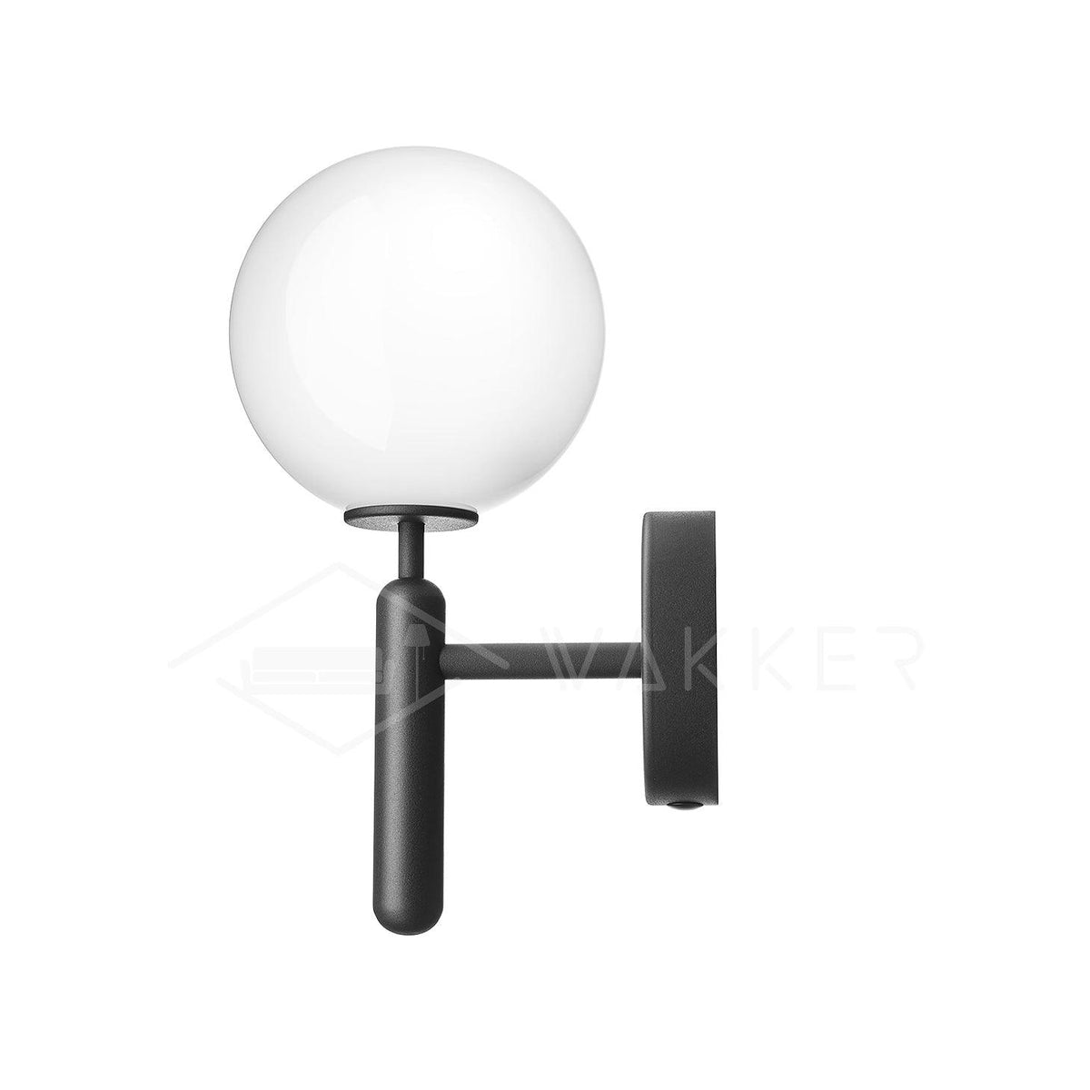 Kynlo wandlamp met stekker, glazen bol Nordic