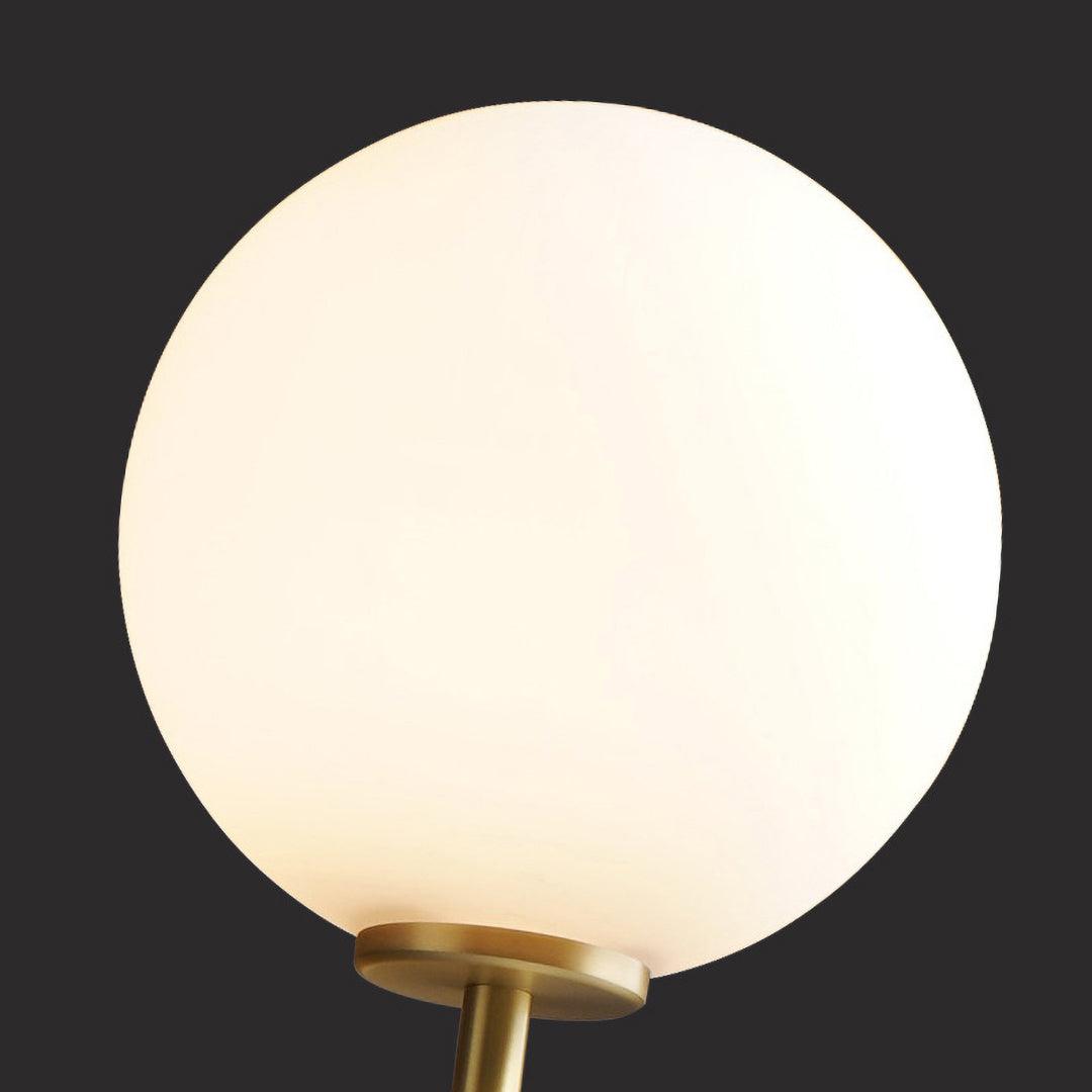 Kynlo wandlamp met stekker, glazen bol Nordic