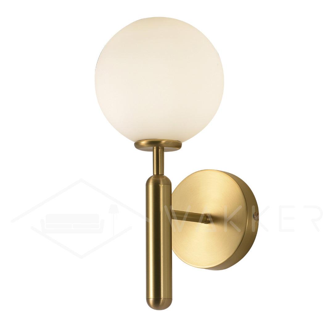 Kynlo wandlamp met stekker, glazen bol Nordic