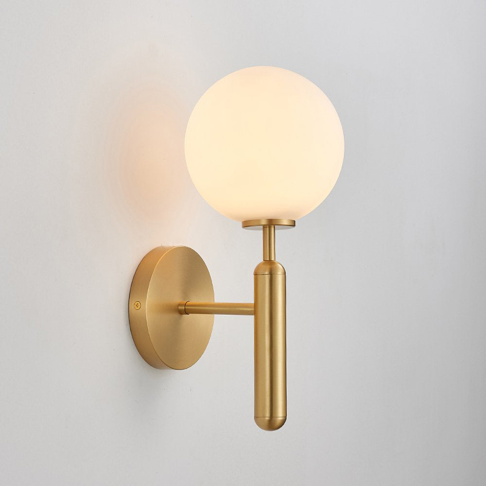 Kynlo wandlamp met stekker, glazen bol Nordic