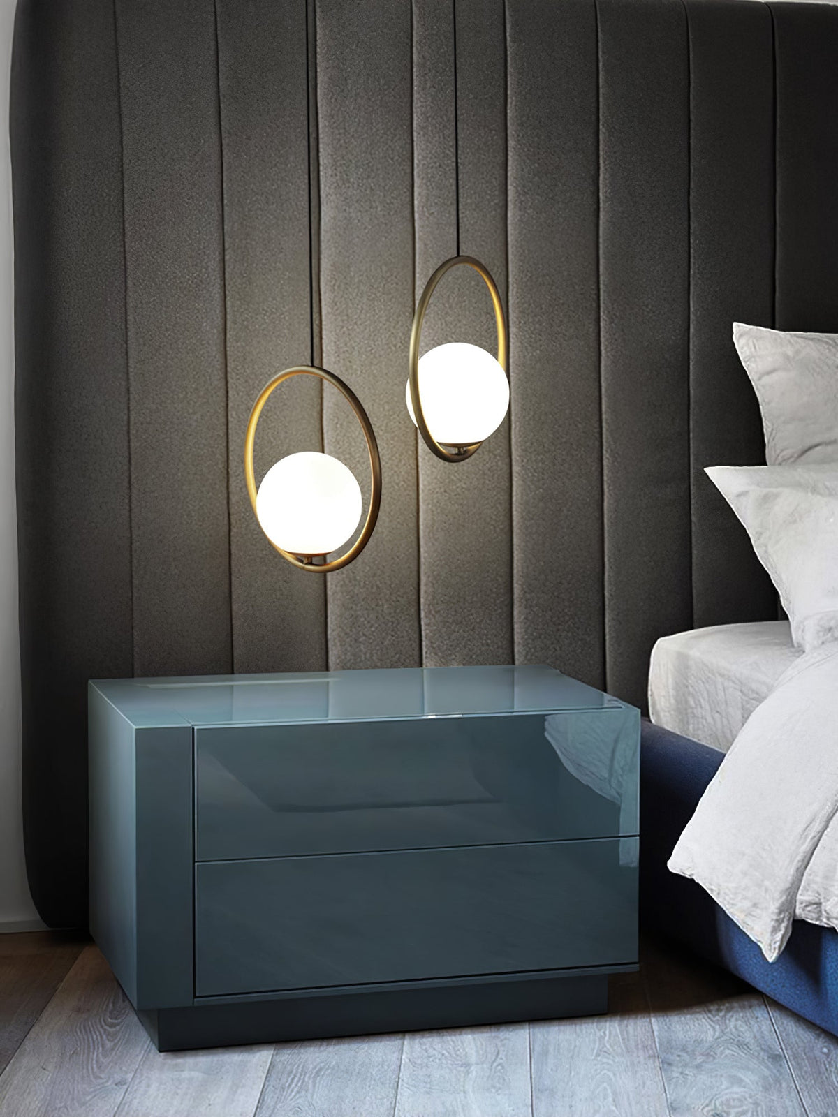 Sorveth Moderne hanglamp van messing