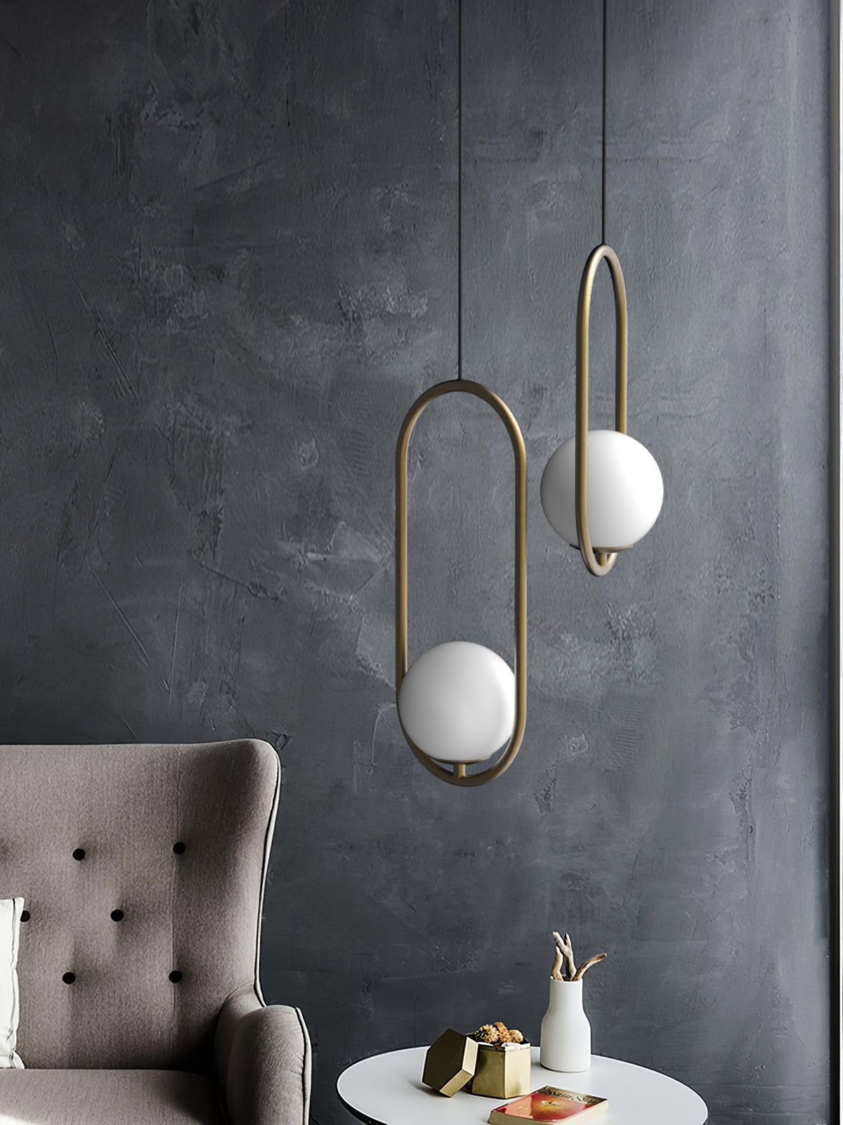 Sorveth Moderne hanglamp van messing