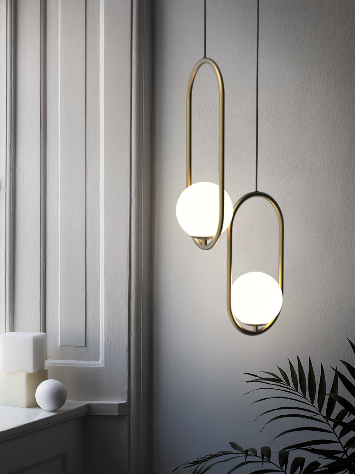 Sorveth Moderne hanglamp van messing