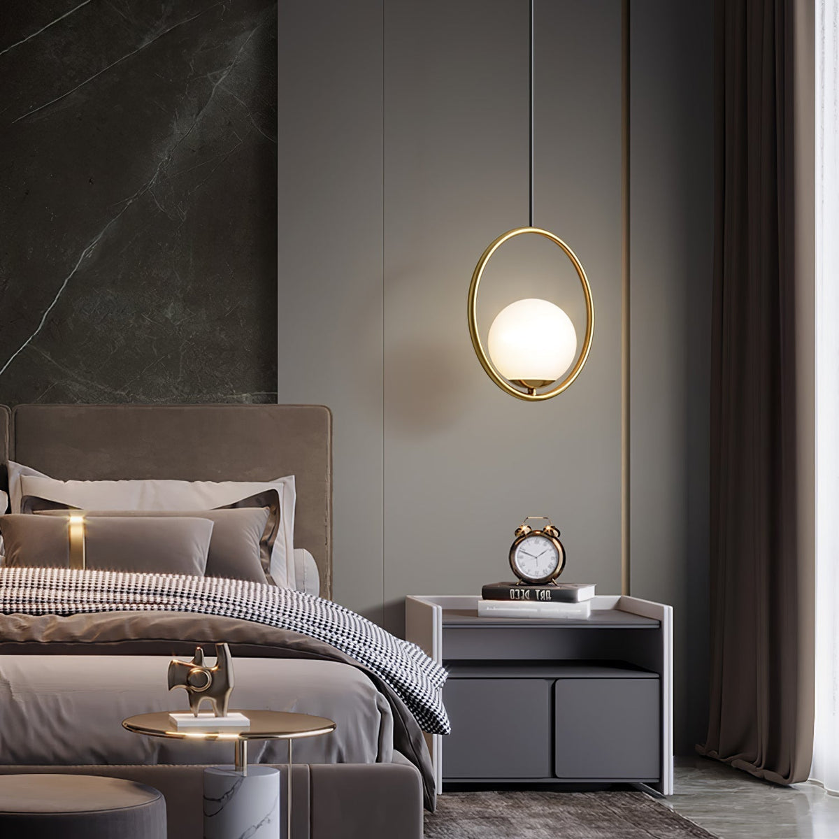 Orieria Moderne hanglamp van messing
