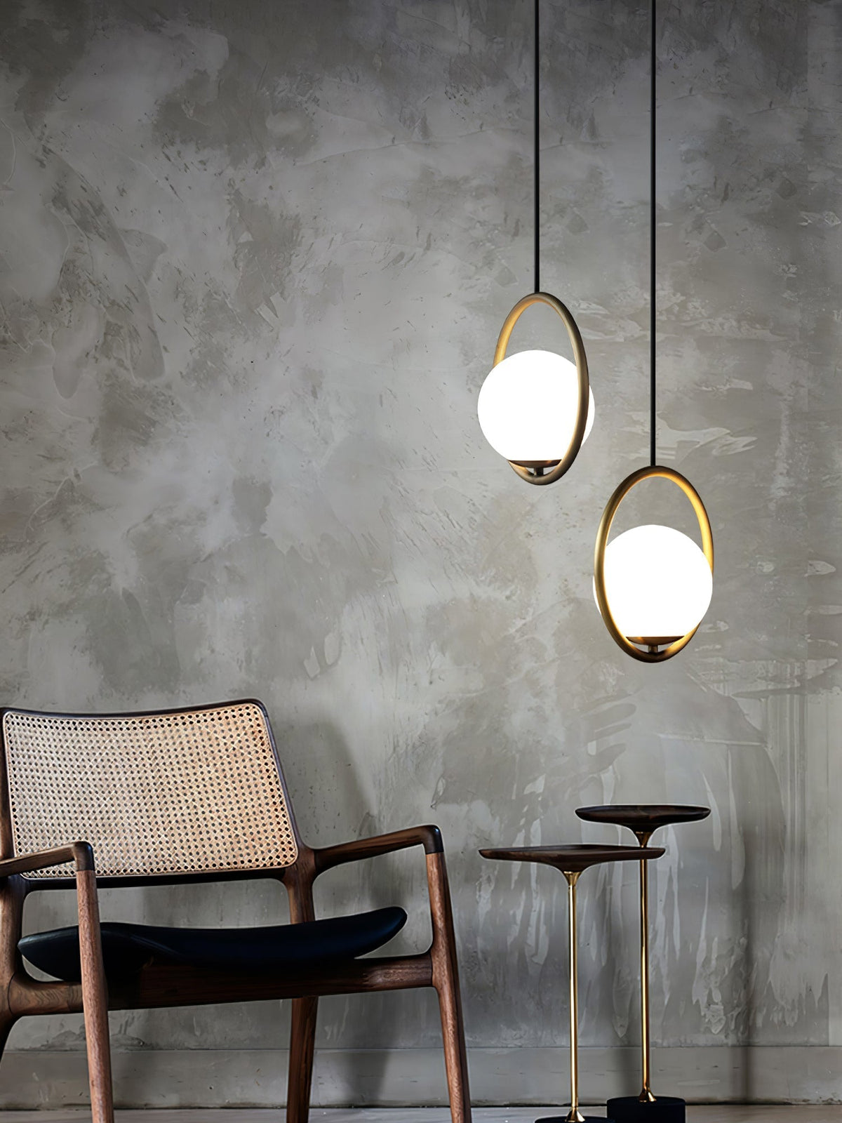 Orieria Moderne hanglamp van messing