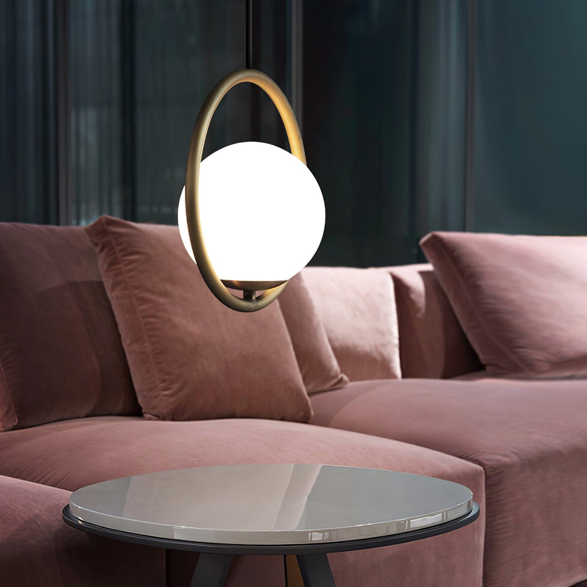 Orieria Moderne hanglamp van messing