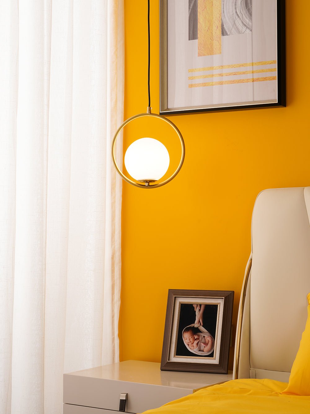 Orieria Moderne hanglamp van messing