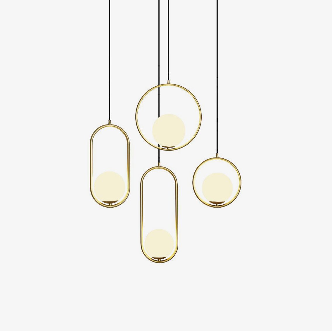 Orieria Moderne hanglamp van messing