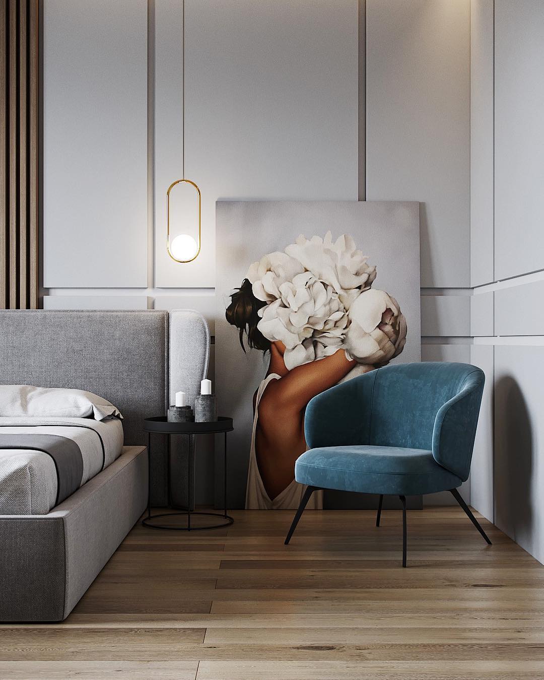 Orieria Moderne hanglamp van messing