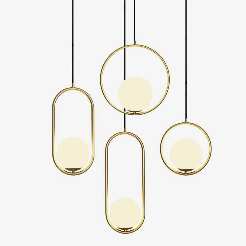 Orieria Moderne hanglamp van messing