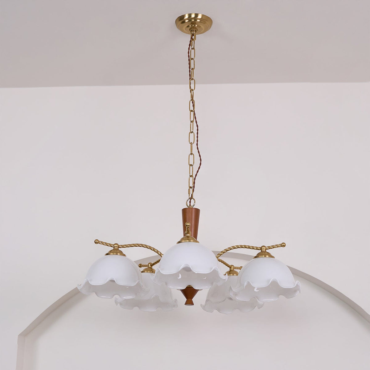 Daisy Vintage glas Kroonluchter