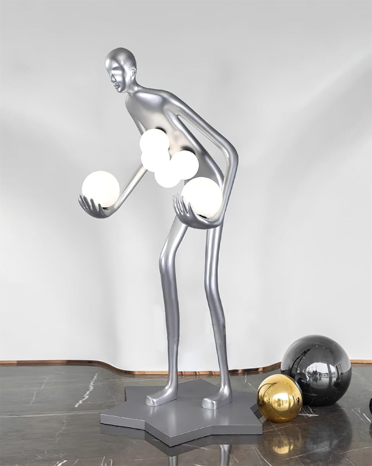 Foam vloerlamp
