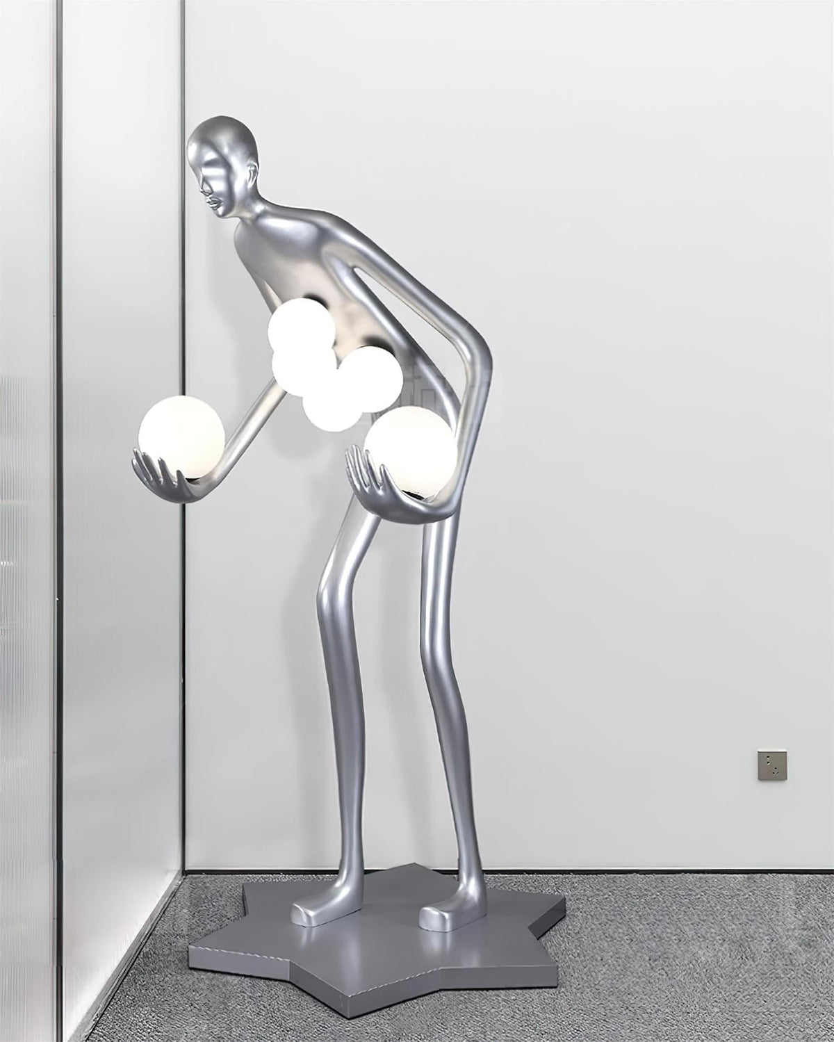 Foam vloerlamp