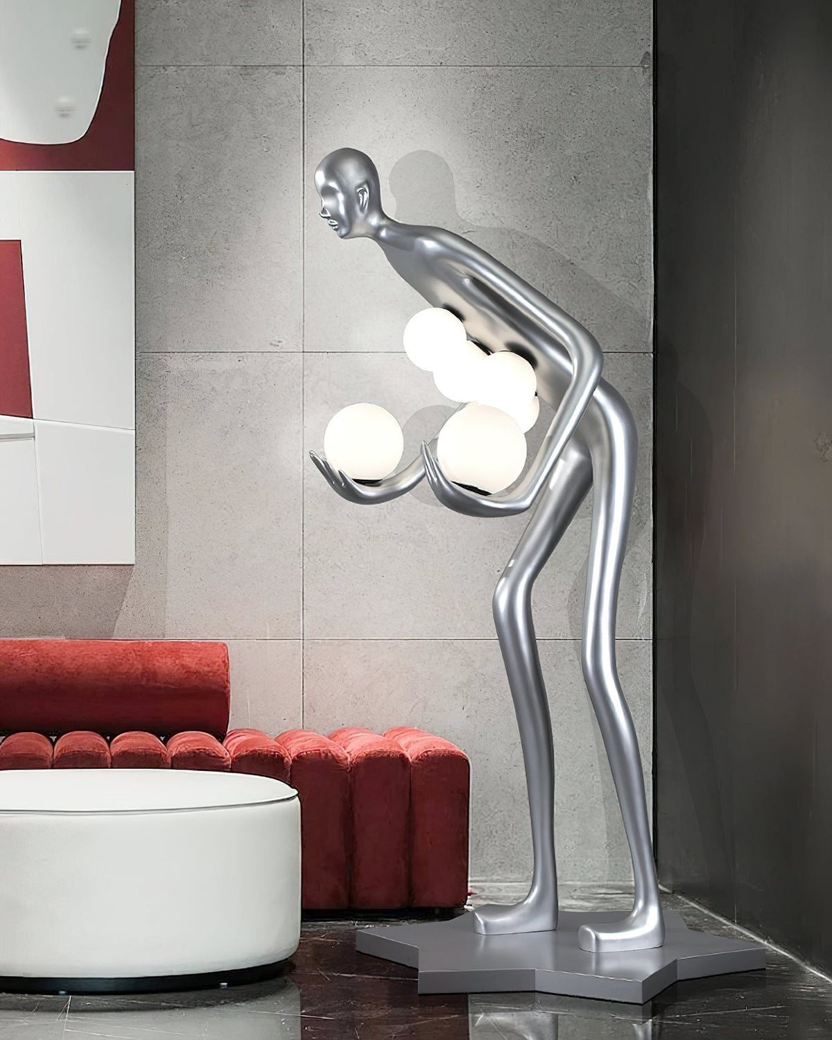 Foam vloerlamp